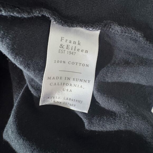 Frank & Eileen Mini Lily Popover Henley Tank Dress Sleeveless Black Size L NWOT - Picture 9 of 10